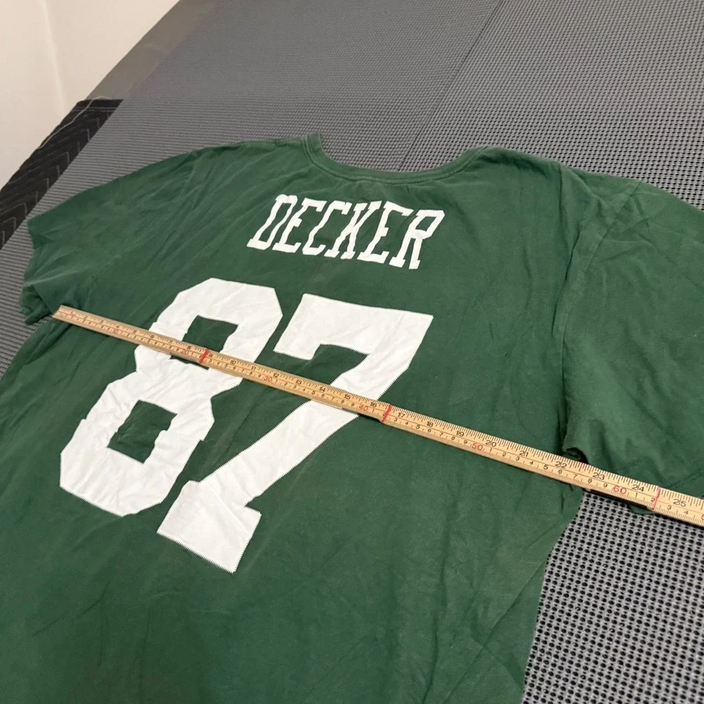 Nike New York Jets Eric Decker 87 T-Shirt Mens XXL Green Athletic Cut NFL Tee